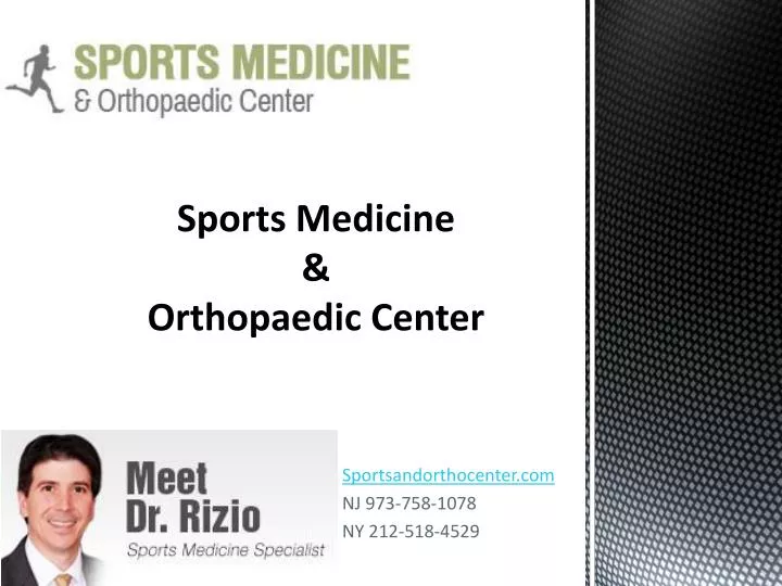 sports medicine orthopaedic center