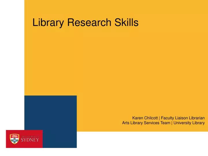 library research skills