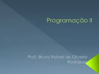 programa o ii