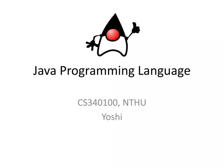 java programming language