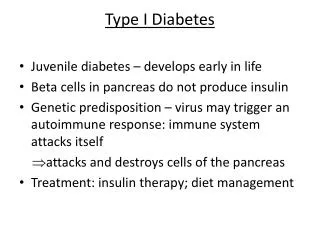 type i diabetes