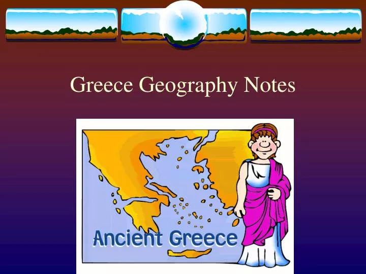 greece geography notes