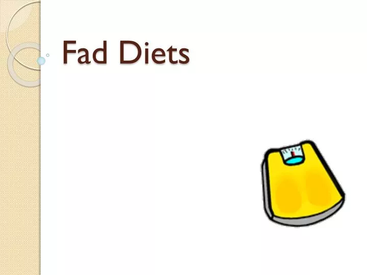 fad diets