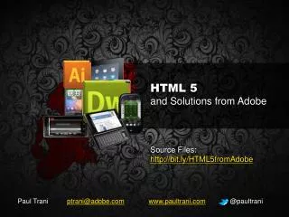 HTML 5 and Solutions from Adobe