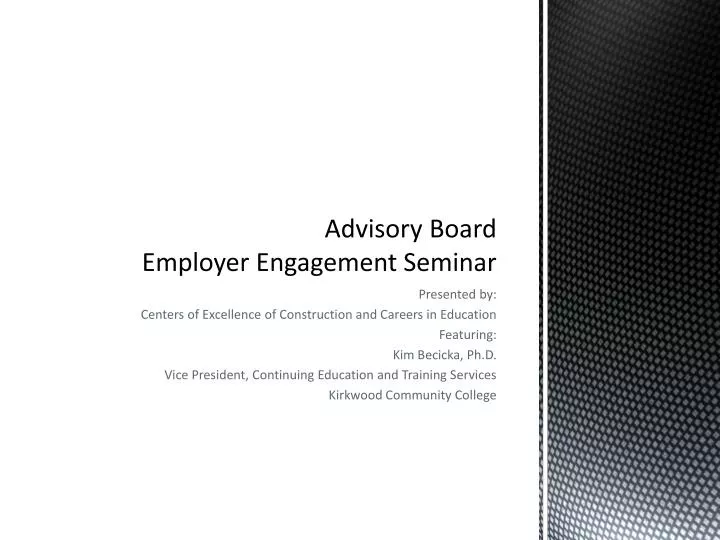 advisory board employer engagement seminar