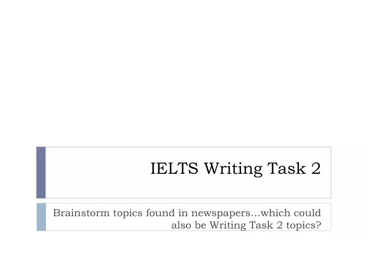 ielts writing task 2