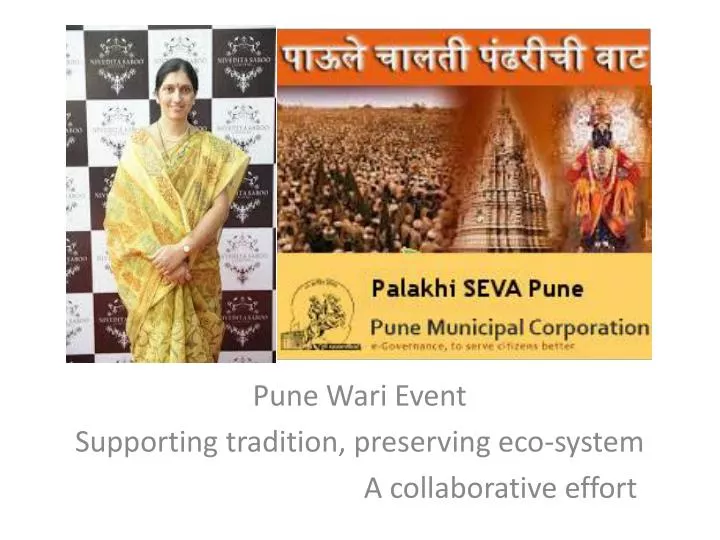 pune wari event supporting tradition preserving eco system a collaborative effort
