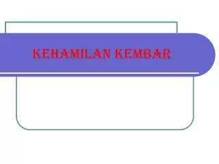 kehamilan kembar