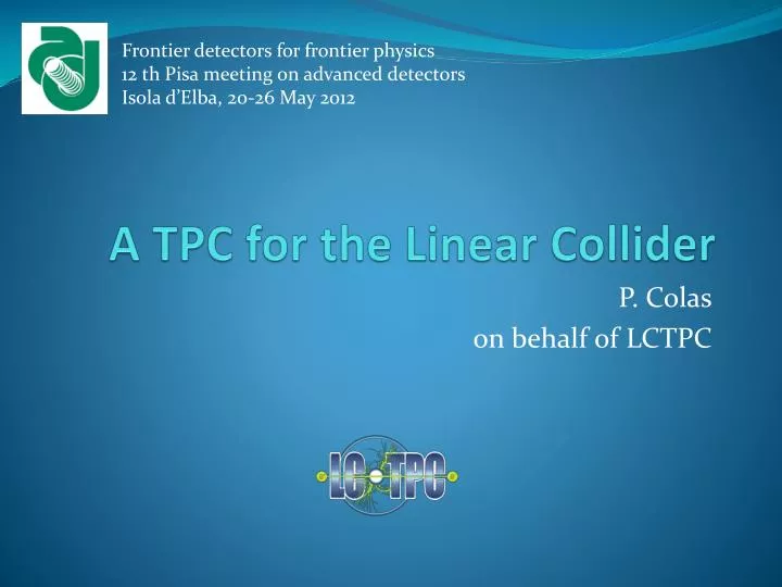 a tpc for the linear collider