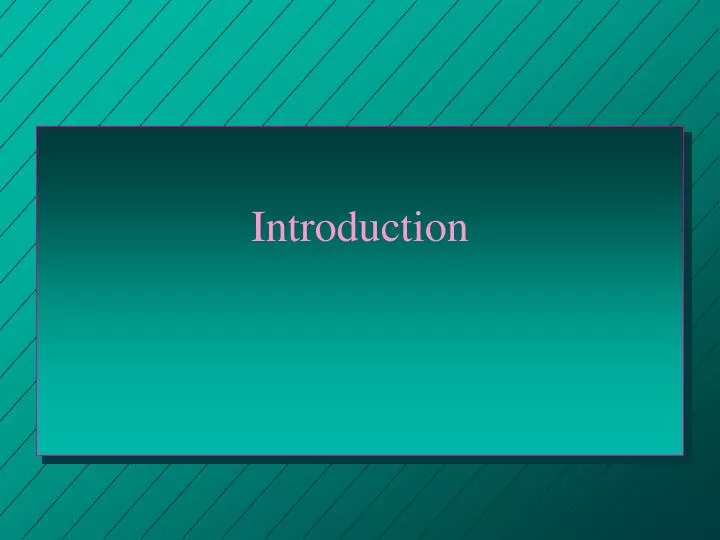 introduction