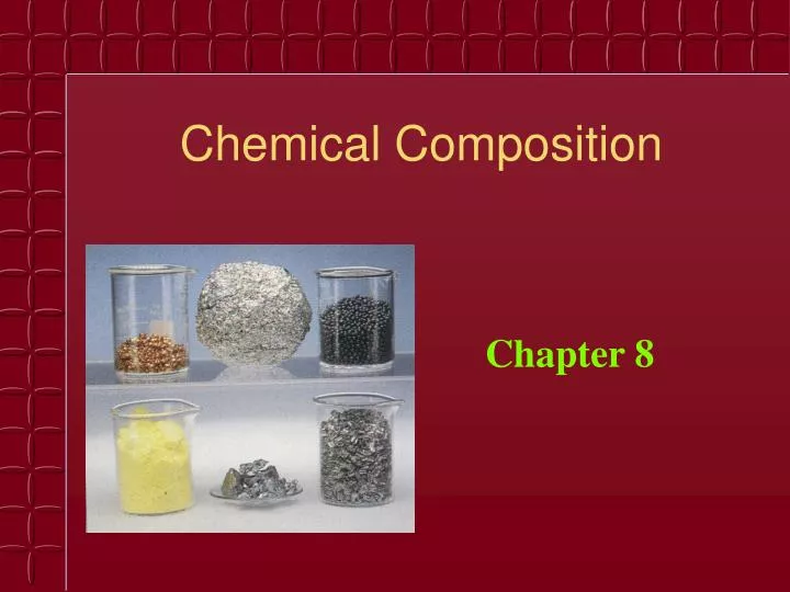chemical composition