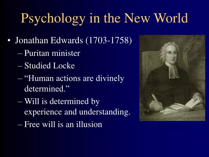 psychology in the new world