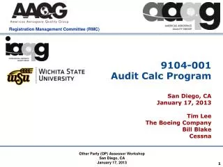 9104-001 Audit Calc Program
