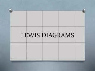LEWIS DIAGRAMS