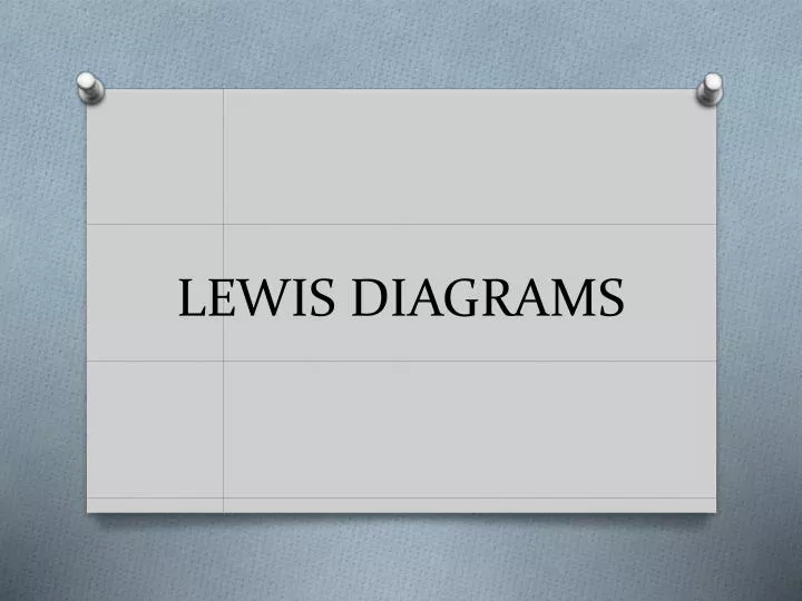 lewis diagrams