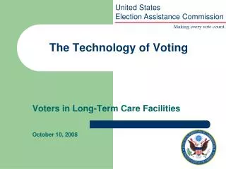 The Technology of Voting