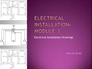 Electrical Installation-Module 3