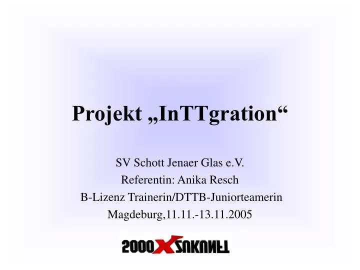 projekt inttgration