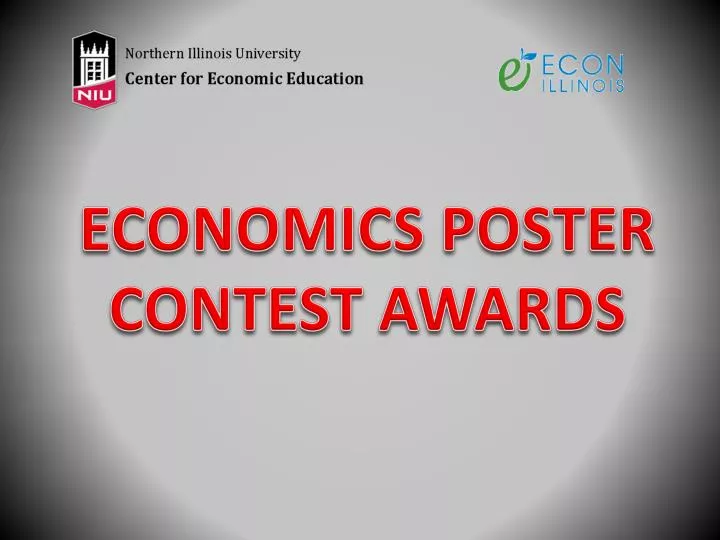 economics poster contest awards