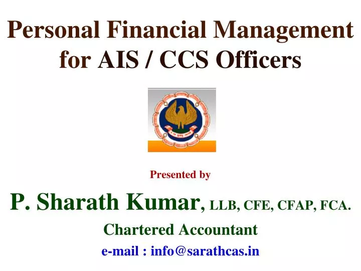 personal financial management for ais ccs officers