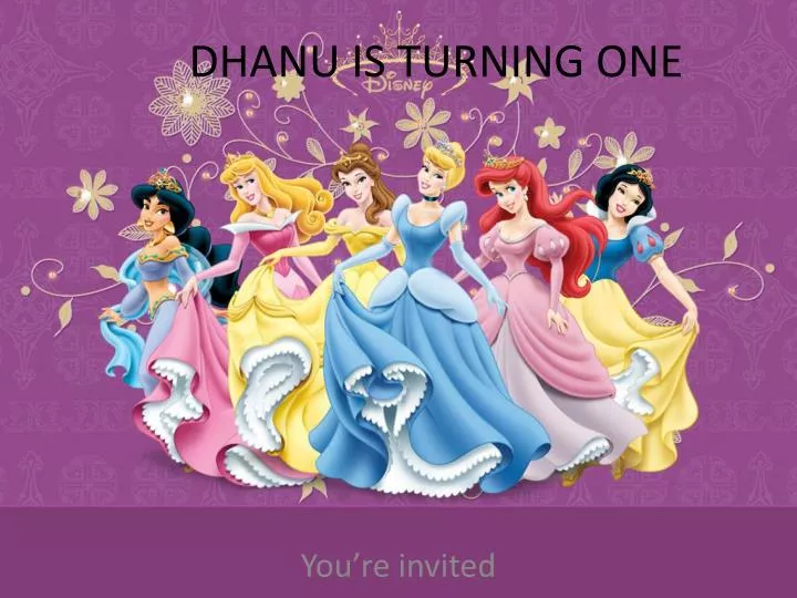 dhanu is turning one