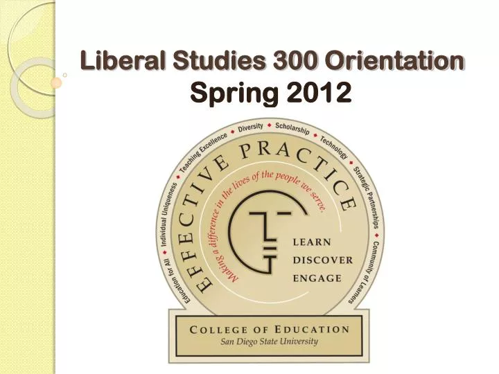liberal studies 300 orientation