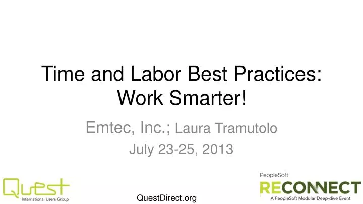 time and labor best practices work smarter