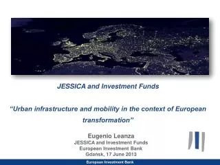 JESSICA and Investment Funds