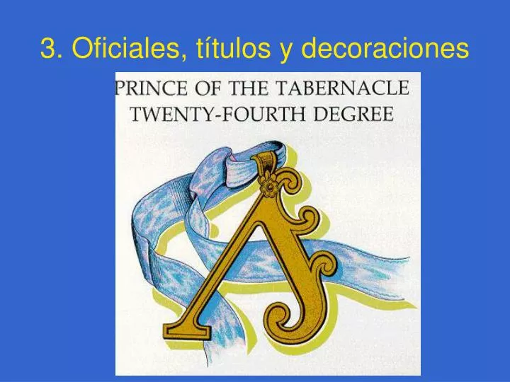 3 oficiales t tulos y decoraciones