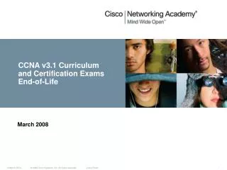 CCNA v3.1 Curriculum and Certification Exams End-of-Life