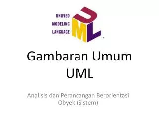 Gambaran Umum UML
