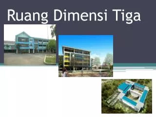 ruang dimensi tiga