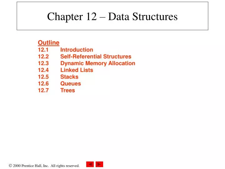 chapter 12 data structures