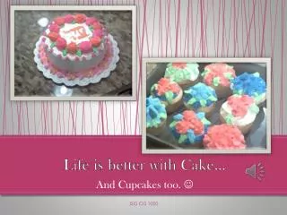 Life is better with Cake…