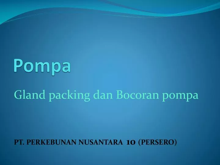 pompa