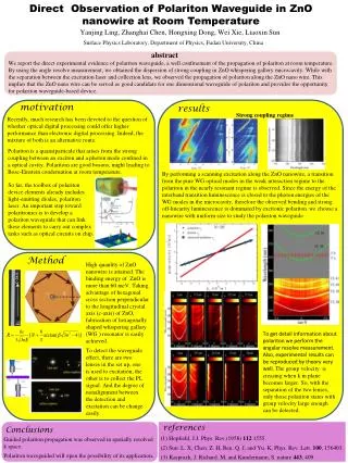 Direct Observation of Polariton Waveguide in ZnO nanowire at Room Temperature