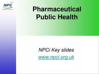 Pharmaceutical Public Health