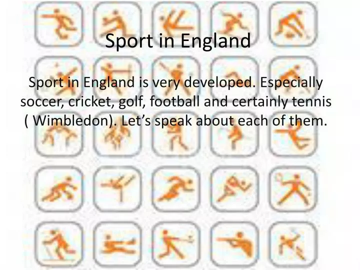 sport in england