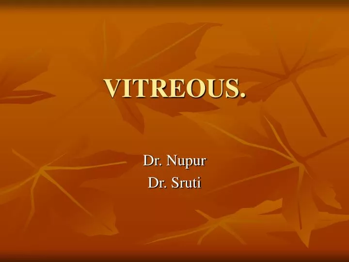 vitreous