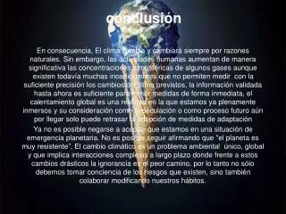 conclusi n