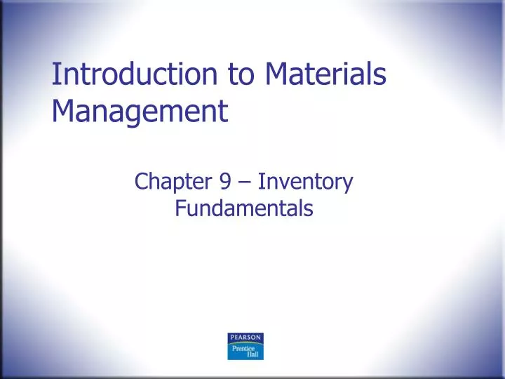 introduction to materials management