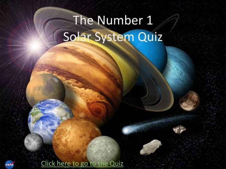 the number 1 solar system quiz