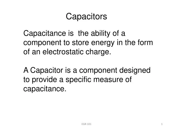 capacitors