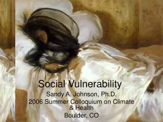 Social Vulnerability