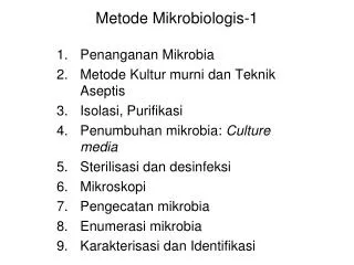 Metode Mikrobiologis -1
