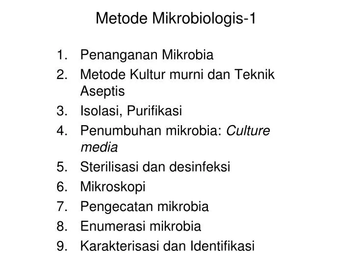 metode mikrobiologis 1