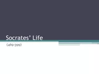 socrates life