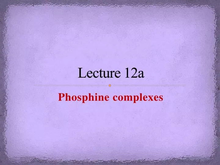 lecture 12a