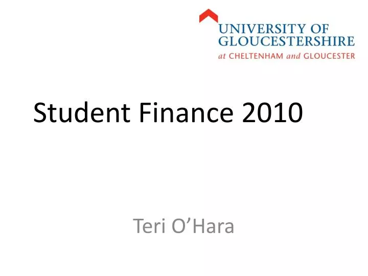 student finance 2010