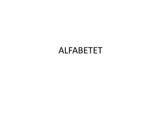 alfabetet